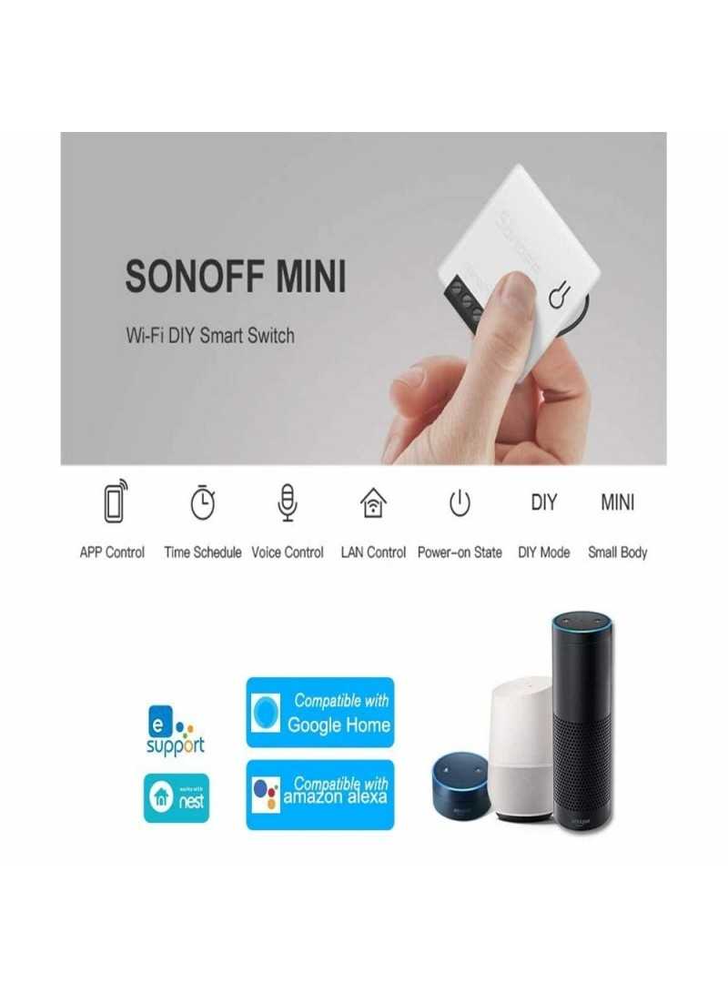 Mini Interruttore WiFi, Fai-da-Te Interruttore Alexa Smart Switch