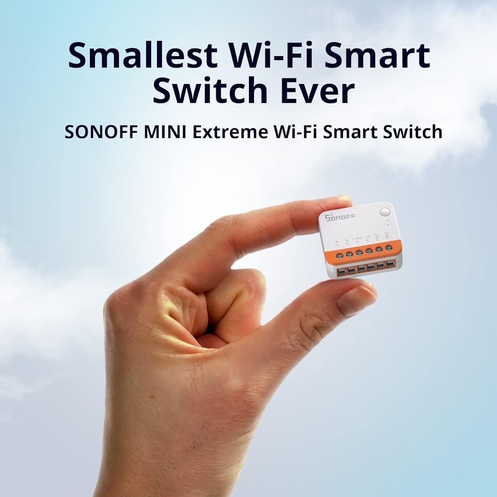 Sonoff mini r4 interruttore smart universale wifi home switch domotica compatibile ios android